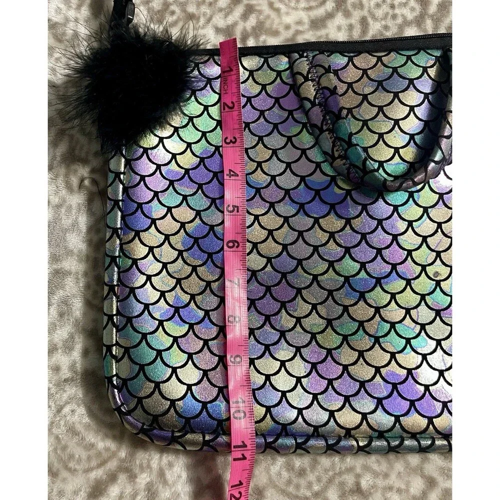 Iridescent Mermaid Scale Laptop Messenger Carrying Bag/Sleeve 11X15